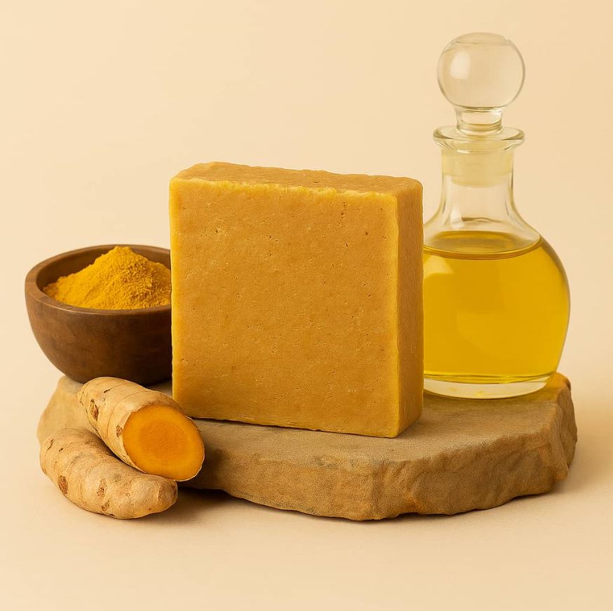 صابون زردچوبه با اکسسوری